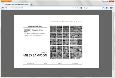 Miles Sampson BArch - Eco Architects Ireland
